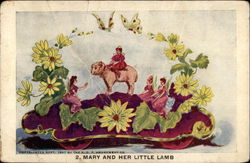 Mary and her little lamb Postcard