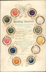 Birthstones Postcard