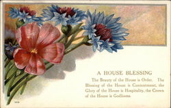 A house blessing Religious Postcard Postcard