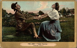 The Army - "target practice" Comic Postcard Postcard