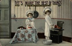 Let's make the best of things Postcard