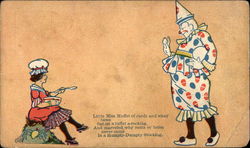 Little Miss Muffet & Humpty Dumpty Postcard