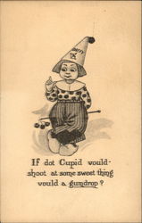 Dutch child in "daffy" hat Postcard