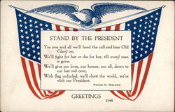 Stand by the President Postcard