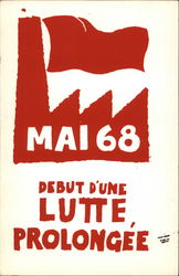 Mai 68 Postcard