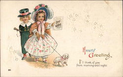 Hearty Greeting Postcard