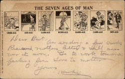 The Seven Ages of Man Postcard