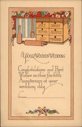 Wedding congratulations Postcard