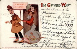 I'm Growing Wary Postcard