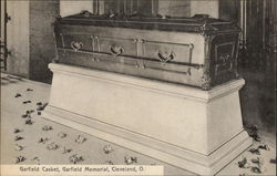 Garfield Casket, Garfield Memorial Cleveland, OH Presidents Postcard Postcard