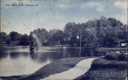 Lake, Wade Park Postcard