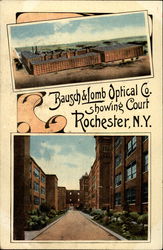 Bausch & Lomb Optical Co. showing Court Postcard