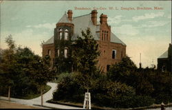 Residence, Ex-Gov. W.L. Douglas Postcard