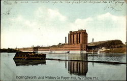 Hollingsworth and Whitney Co. Paper Mill Postcard