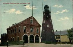 Portland Observatory Maine Postcard Postcard