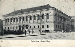 Public Library Postcard