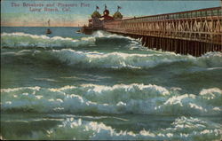 The Breakers and Pleasure Pier Postcard