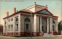 Public Library Postcard