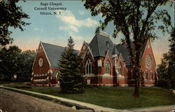 Sage Chapel, Cornell University Postcard