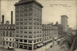 Fourth Street Looking East Postcard