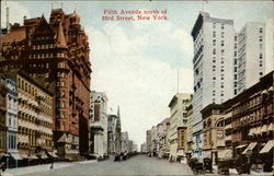 Fifth Avenue north of 33rd Street Postcard