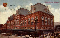 Union Depot Chicago, IL Postcard Postcard