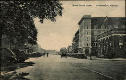 North Broad Street Thomasville, GA Postcard Postcard