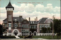 Pontiac Township High School Postcard