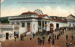 Entrance to Sutro Baths Postcard