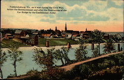 Fredericksburg, VA as it was during the Civil War Postcard