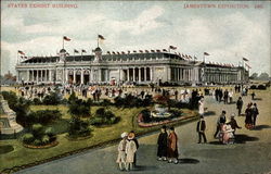 States Exhibit Building Postcard