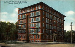 Carolina Apartment House Postcard