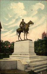 Monument of General J. B. Gordon Military Postcard Postcard