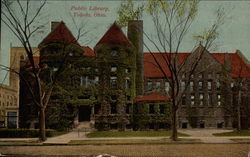 Public Library Postcard