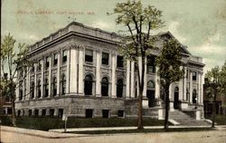 Public Library Postcard