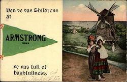 Ven ve vas Shildrens at ve vas full of bashfullness Postcard