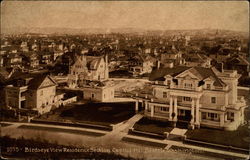 Birdseye View Residence Section, Capital Hill Seattle, WA Postcard Postcard