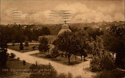 Conservatory, Wright Park Postcard