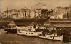 Along the Waterfront Postcard