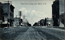 Third Street looking East Postcard