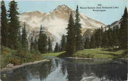 Mount Rainier from Reflection Lake Postcard