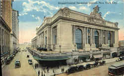 Grand Central Terminal Station Postcard