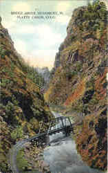 Bridge Above Deansbury Postcard