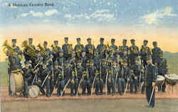 A Mexican Cavalry Band Postcard