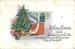 A Happy Christmas to You Postcard Postcard