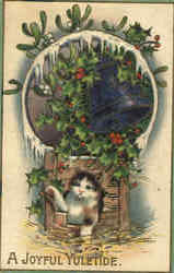 A Joyful Yuletide Postcard