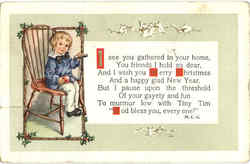 Tiny Tim - God bless you, every one! Postcard