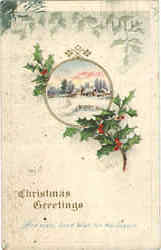 Christmas Greetings Postcard