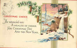 Christmas Cheer Postcard Postcard