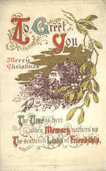 To Great You Merry Christmas Postcard Postcard